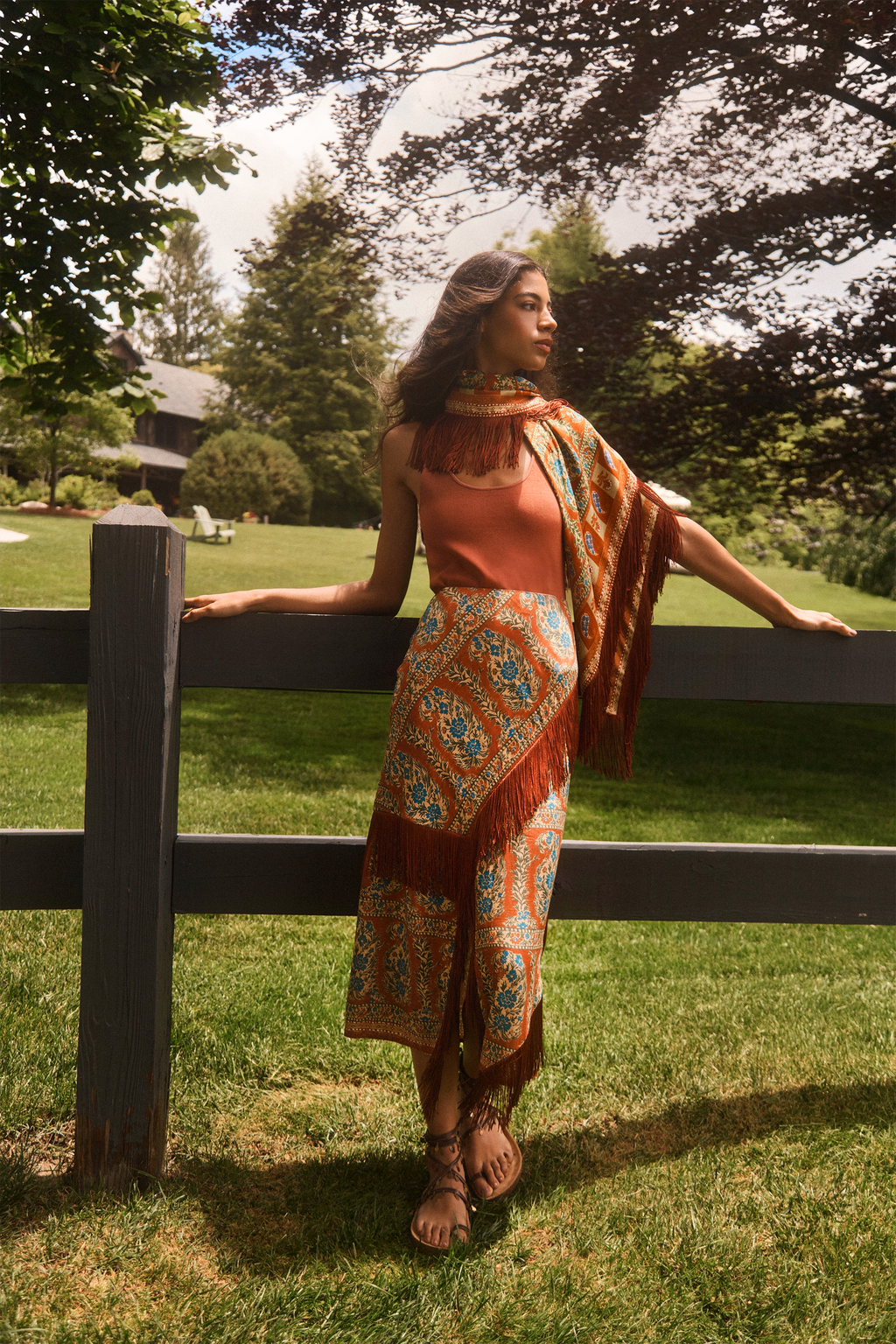 Allyne Skirt 26FASK40AmGlnBrn-10