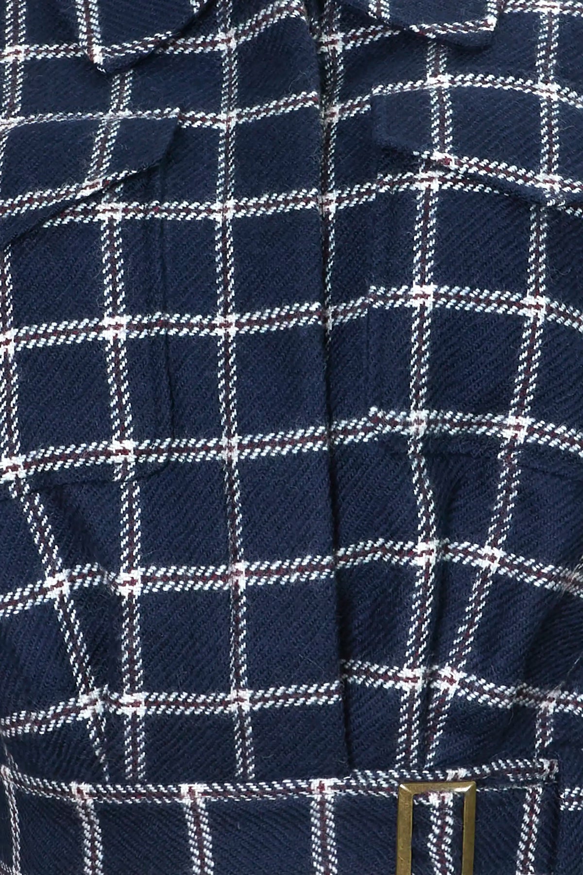 Close up of the Dorrington Jacket in St. Andrews Check.