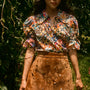 Mayfair Blouse and Dottie Mini Skirt.