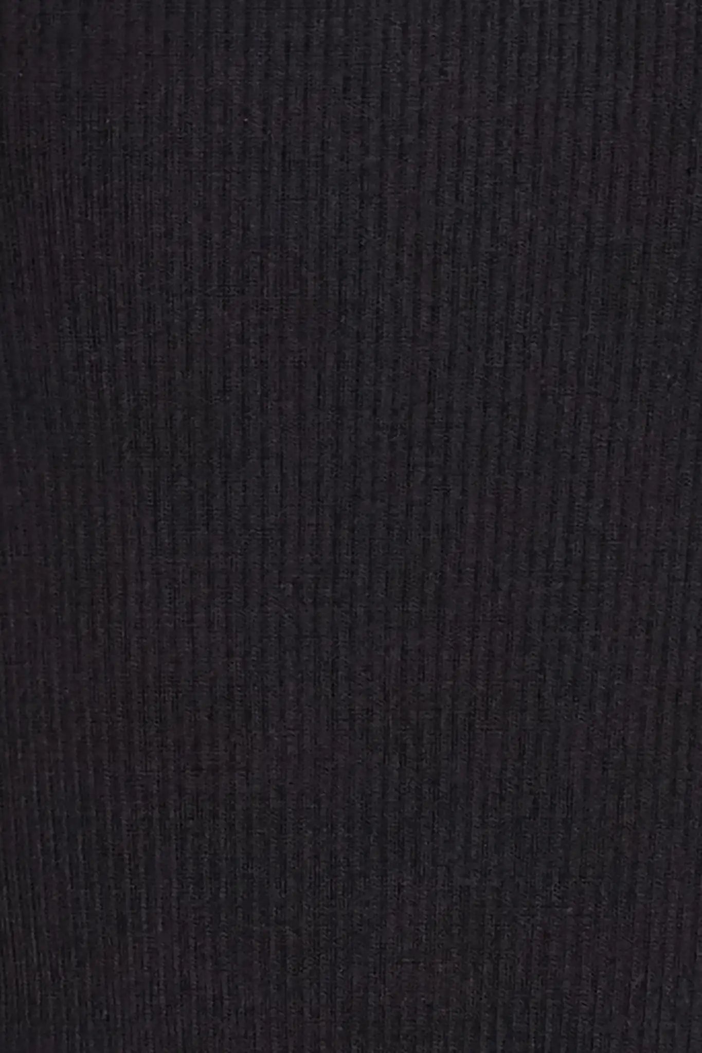 A black sleek one-shoulder knit tank.