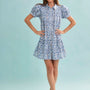 The Drifter Mini Dress in Bermuda Blooms.