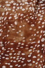 Close up of the Ellerie Top in Dappled Doe. 