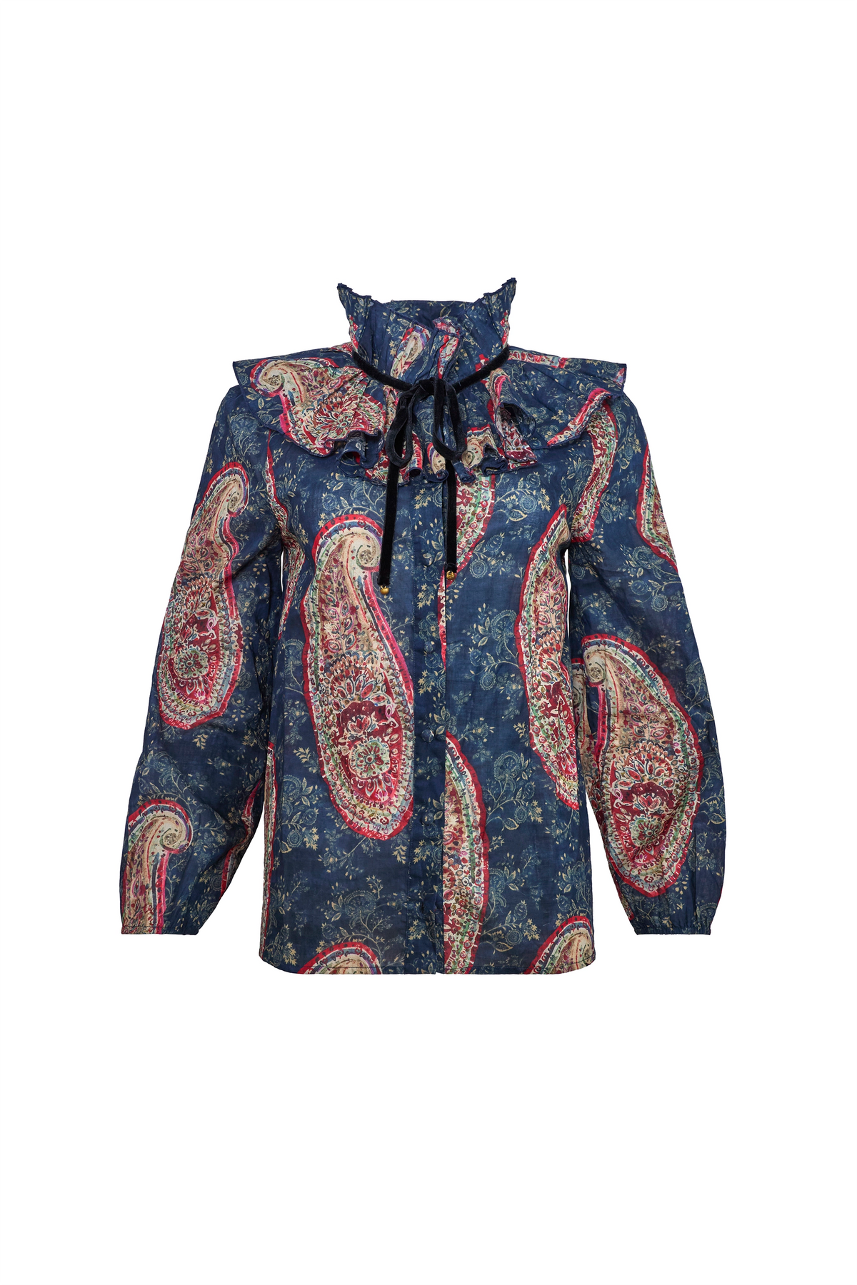 The Eloise Top in Twilight Paisley. 