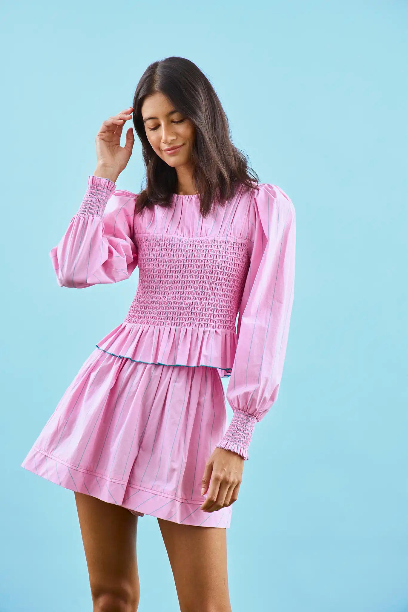Eubanks Top | Puff-Sleeve Top | Hunter Bell
