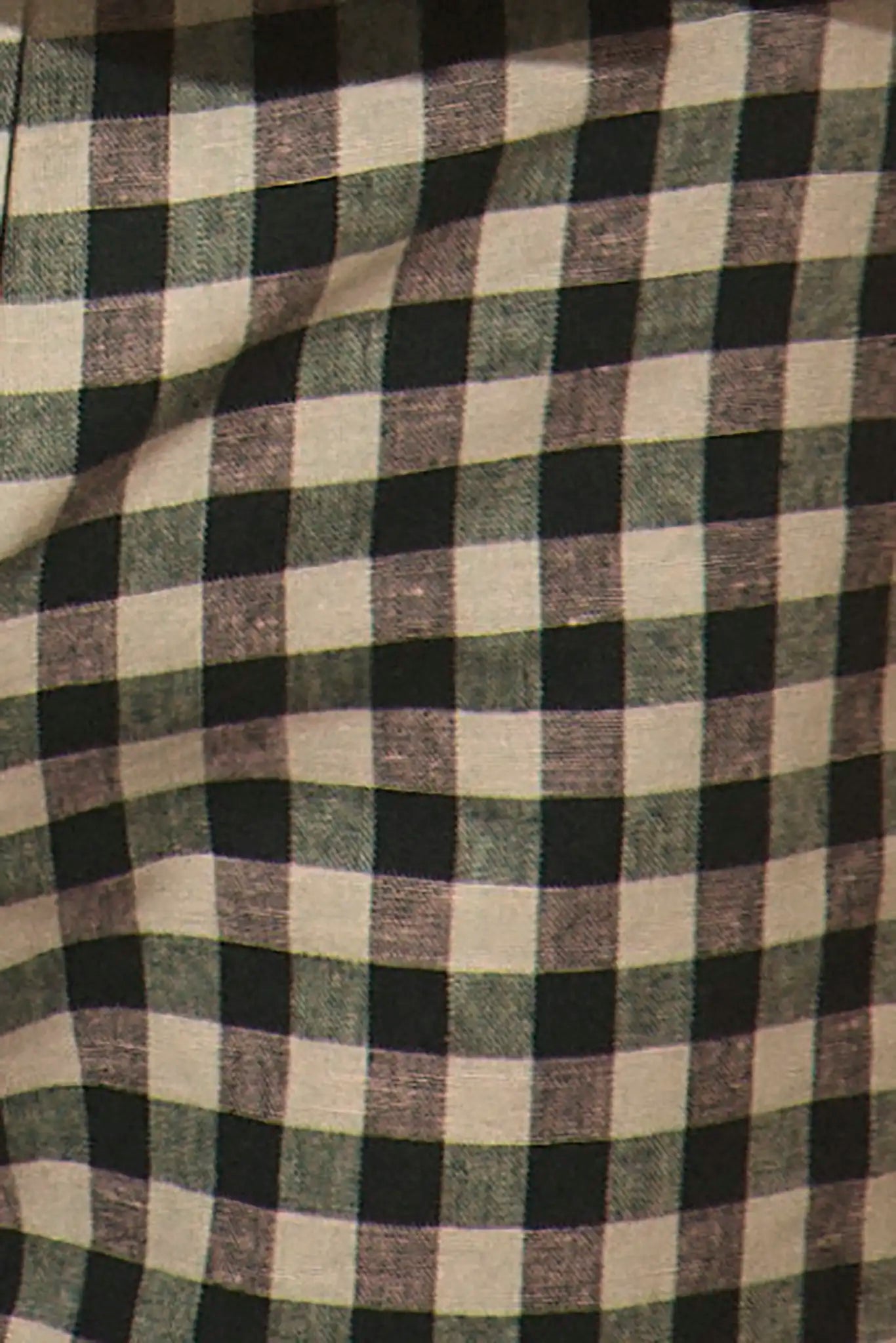 Close up of the Juno Pants in Hamilton Check. 