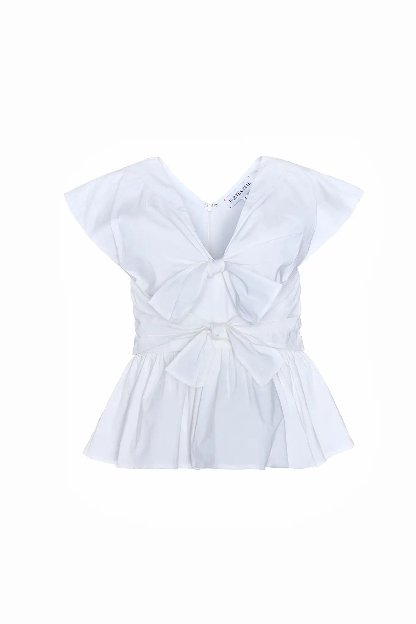 The Everly Top in white
