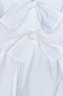 Close up of the Everly Top in white
