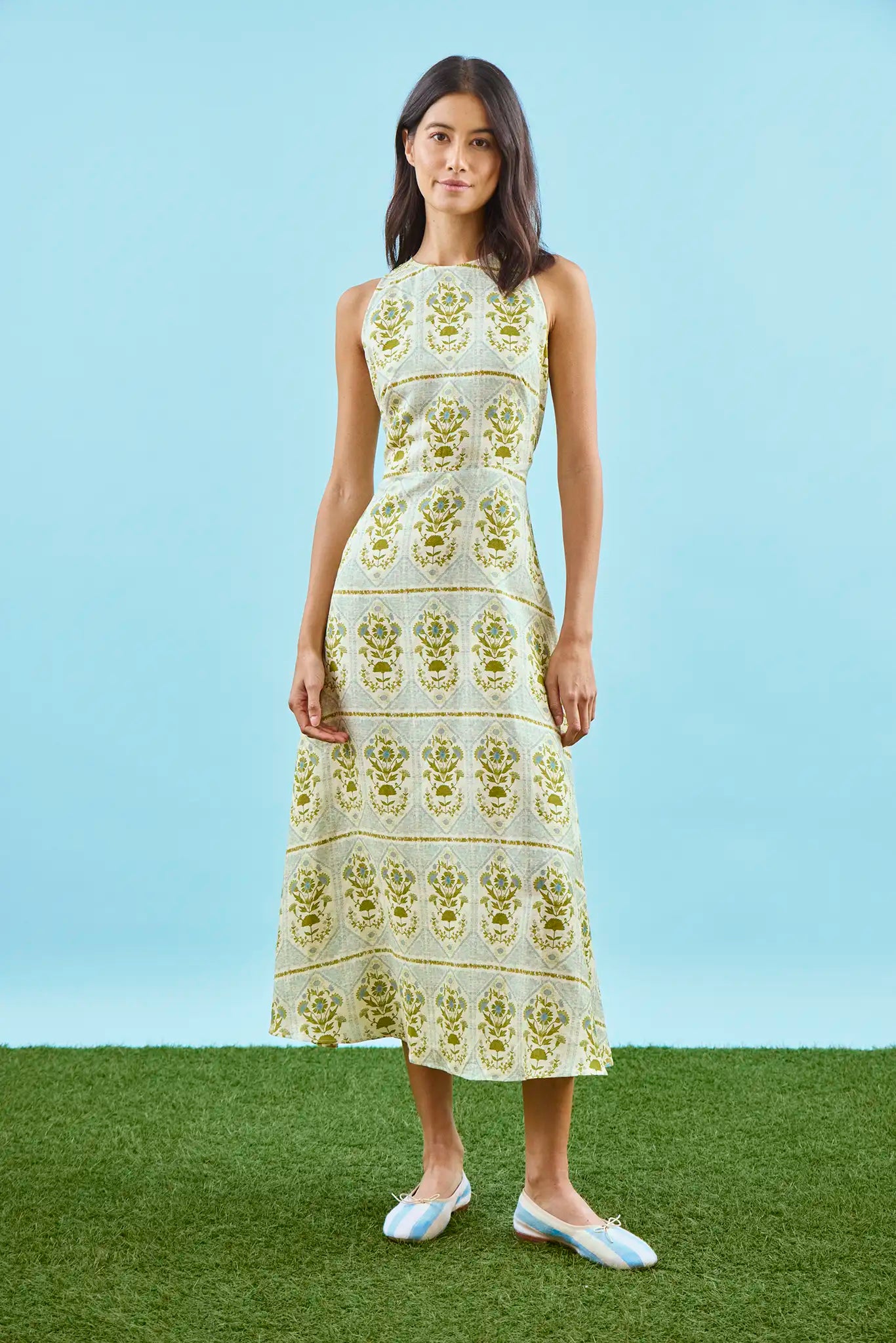 Faith Dress | Trellis Sleeveless Midi Dress | Hunter Bell 14 Faith Dress | Trellis Sleeveless Midi Dress | Hunter Bell 14