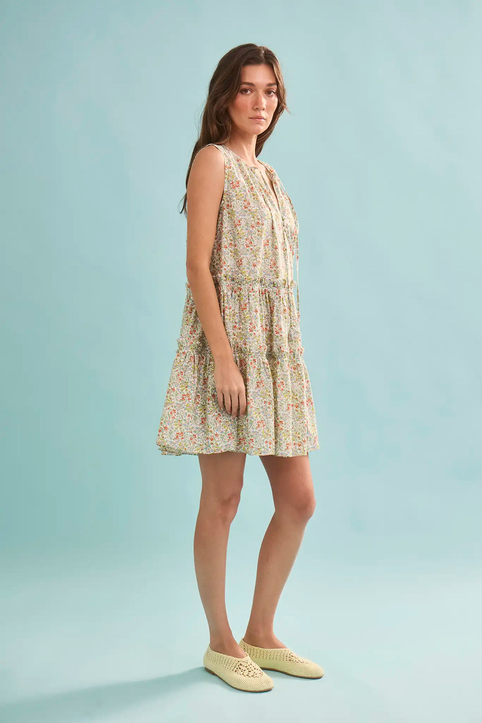 coral dress with blue shoes Shoes That Go with Coral Dress