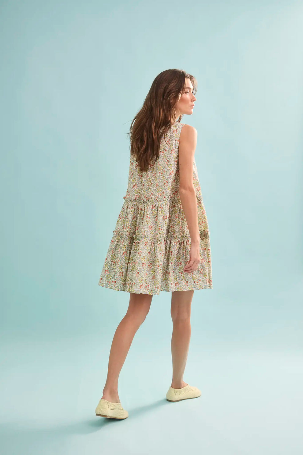 Fawn Dress | Flowy Summer Mini Dress