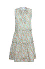 The Fawn Dress in Coral Multi.