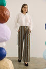 Finch Top in White with the Juno Pants.