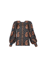 The Finley Blouse in Glen Paisley. 