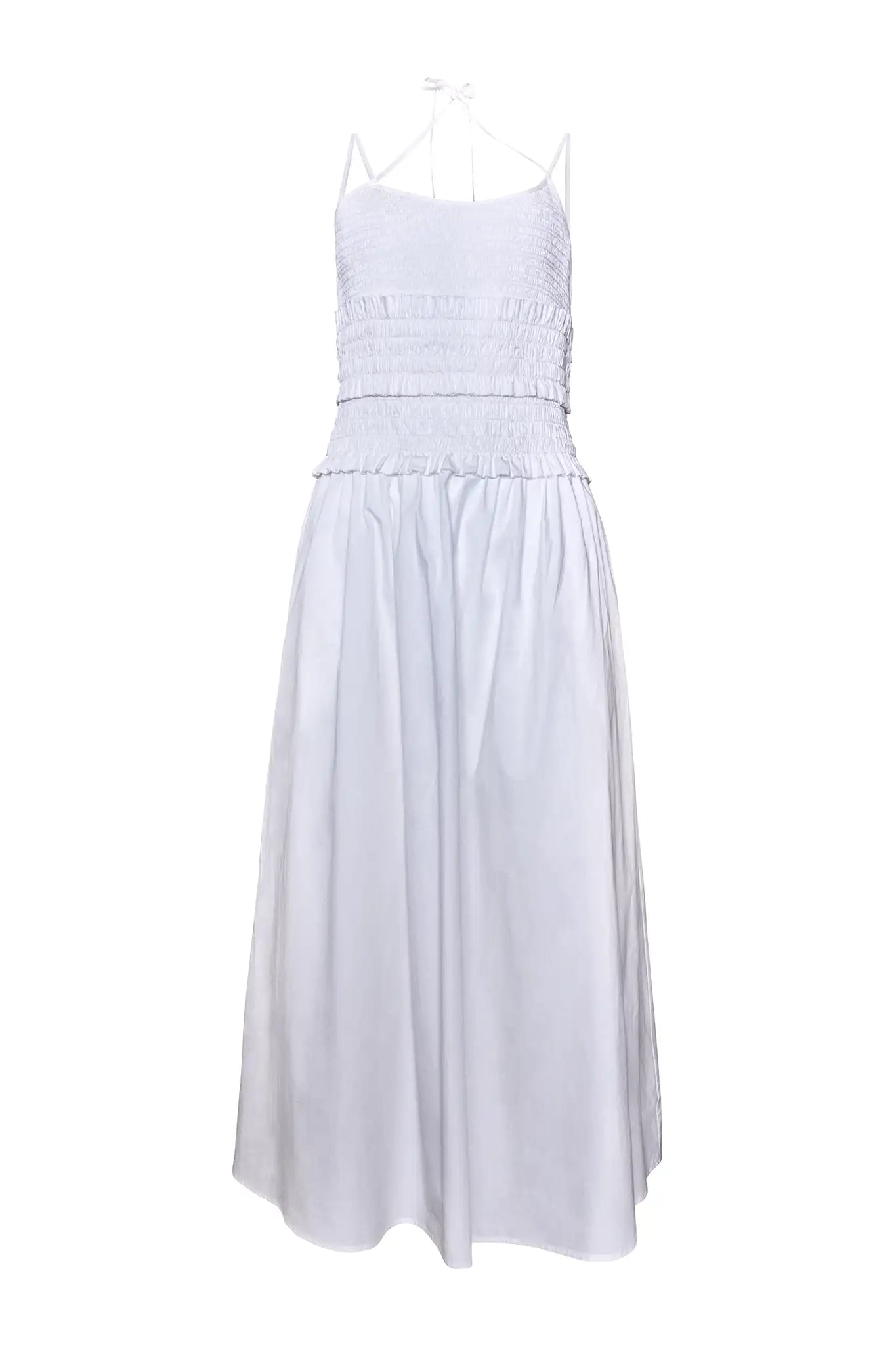 The Francie Dress in white