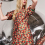 The Harmony Dress in Crimson Blossom. 
