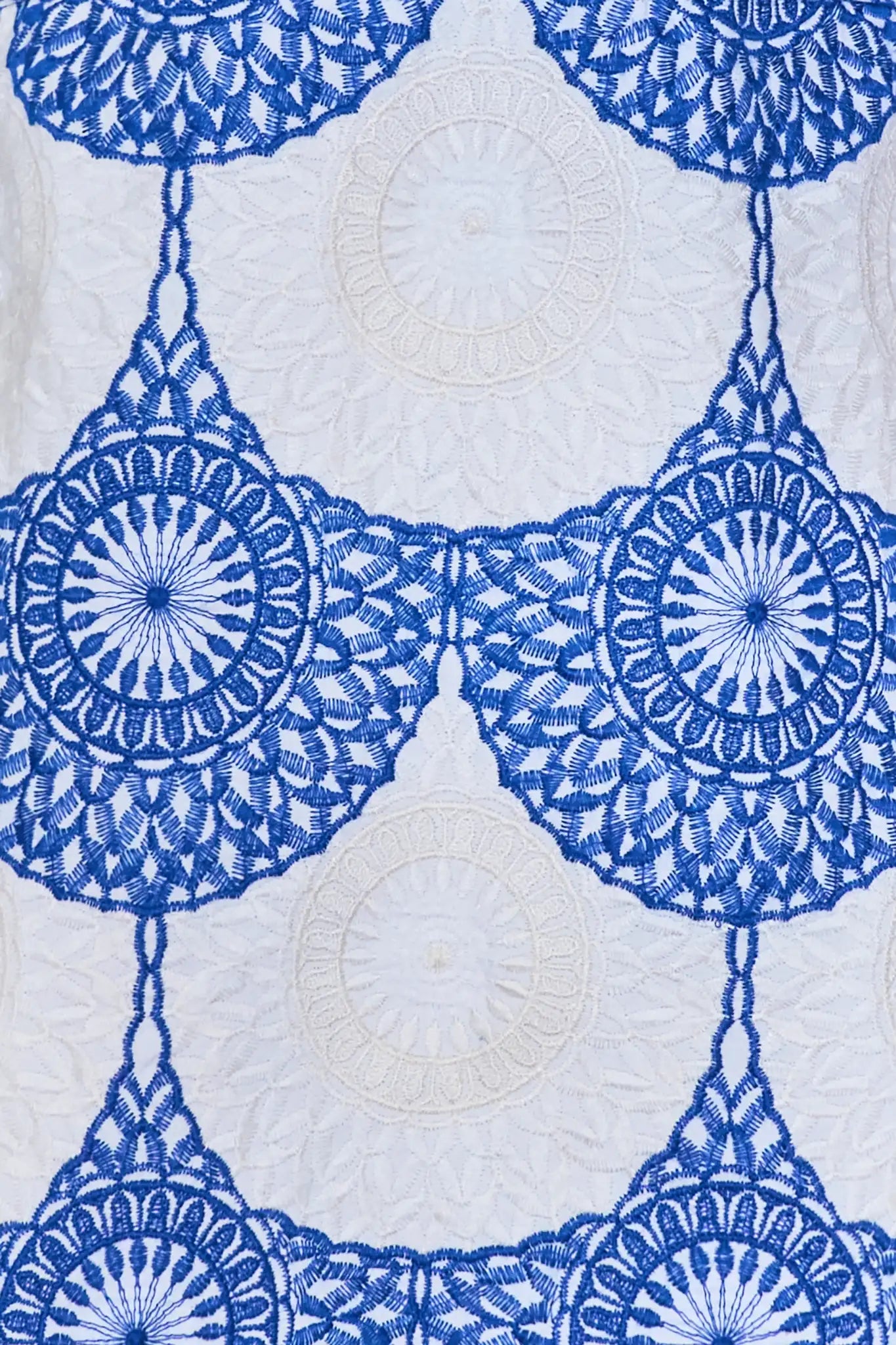 Close up of the Harmony Dress in Seabreeze Medallion