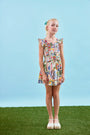 The Harper Top in Coastal Conversation paired with matching Rosie Skirt
