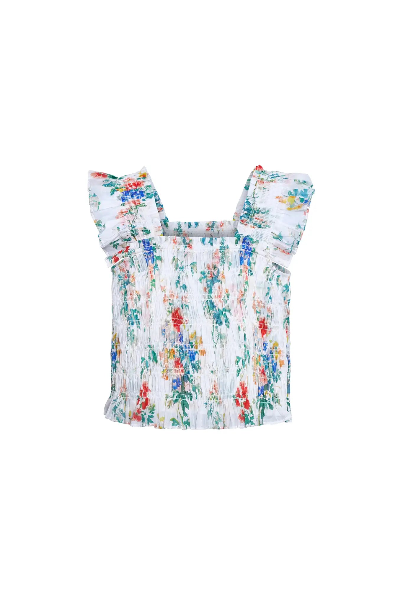Close up of the Harper Top in Falling Blossom 