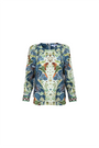 The Harris Top in Birds of a Feather Navy. 