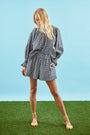The Jemma Shorts in Black and White Gingham paired with matching Hayes Top