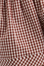 Close up of the Jemma Short in Cotswold Check Rust.