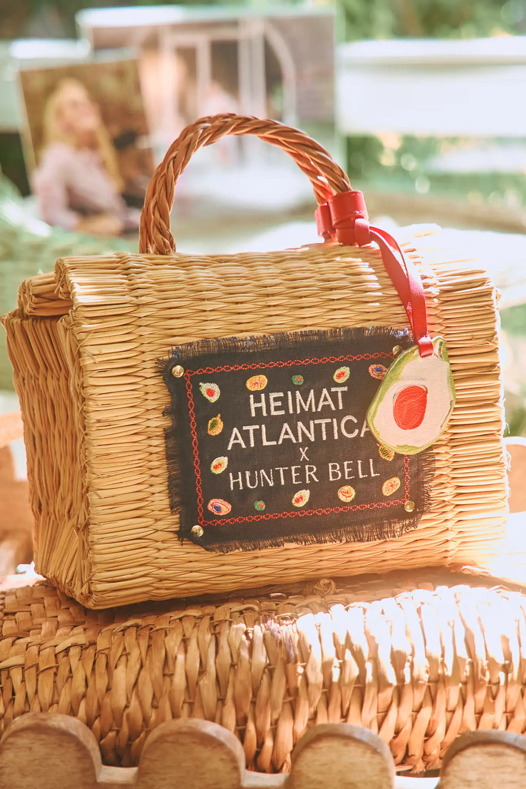 Heimat Atlantica かごバッグ レディース Hunter Bell x Heimat Atlantica Medium Basket Bag | Hunter Bell