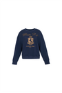The Heritage Sweatshirt in Midnight Blue. 