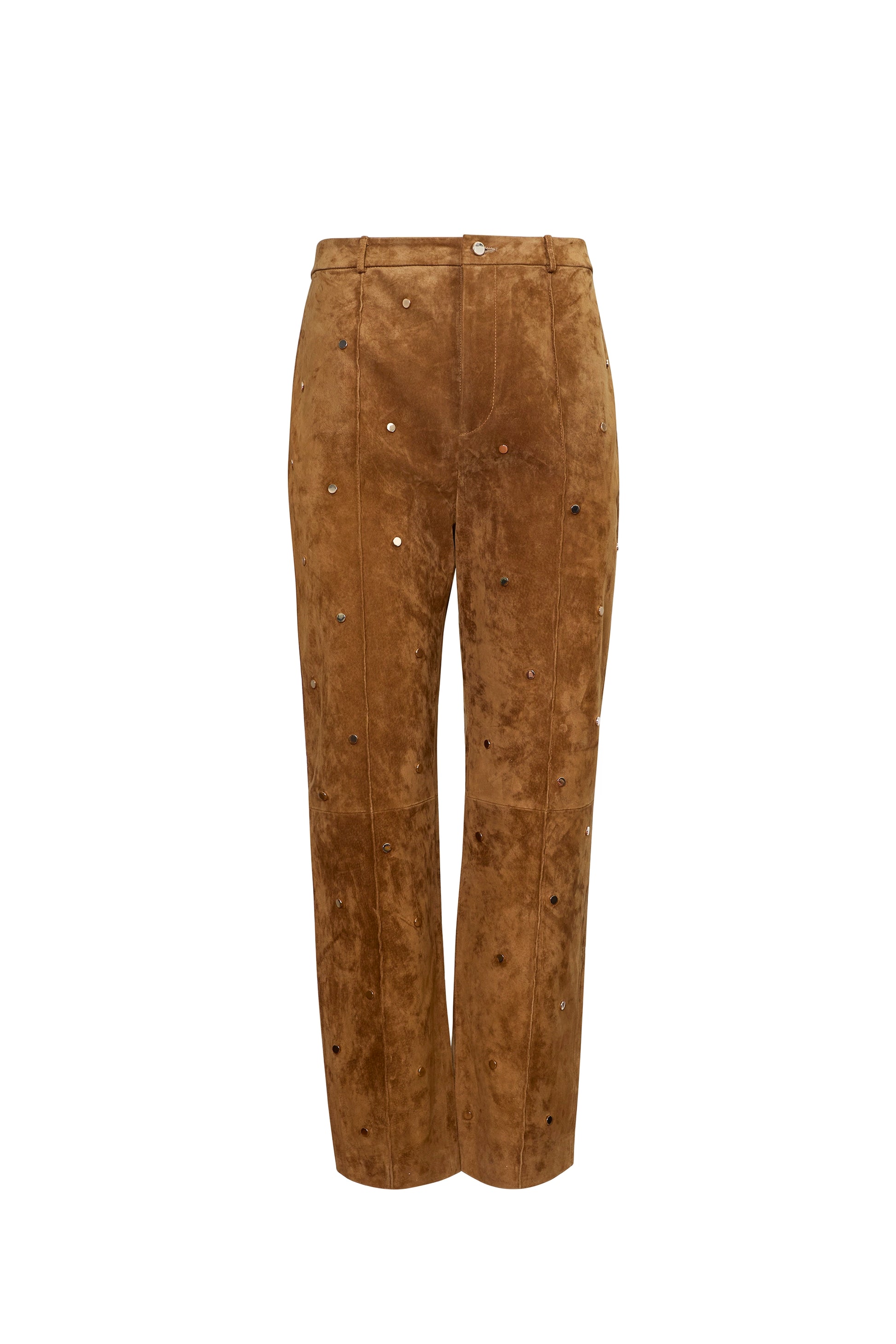 The Hills Pant in Saddle. 