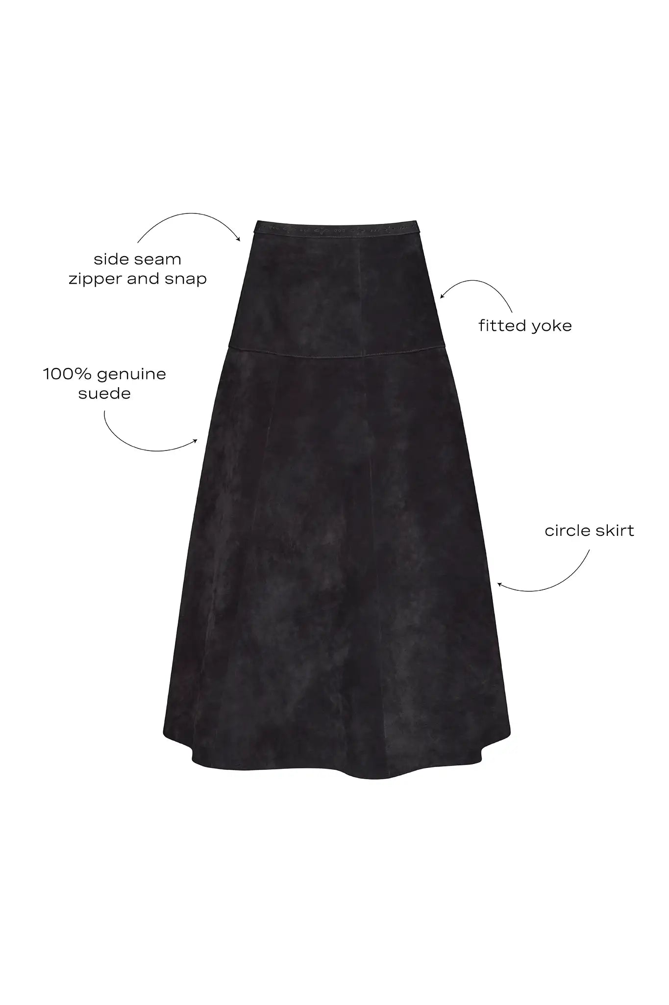 Ida Suede Skirt
