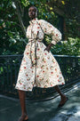 The Hollis Dress in Camellia Ivory. 