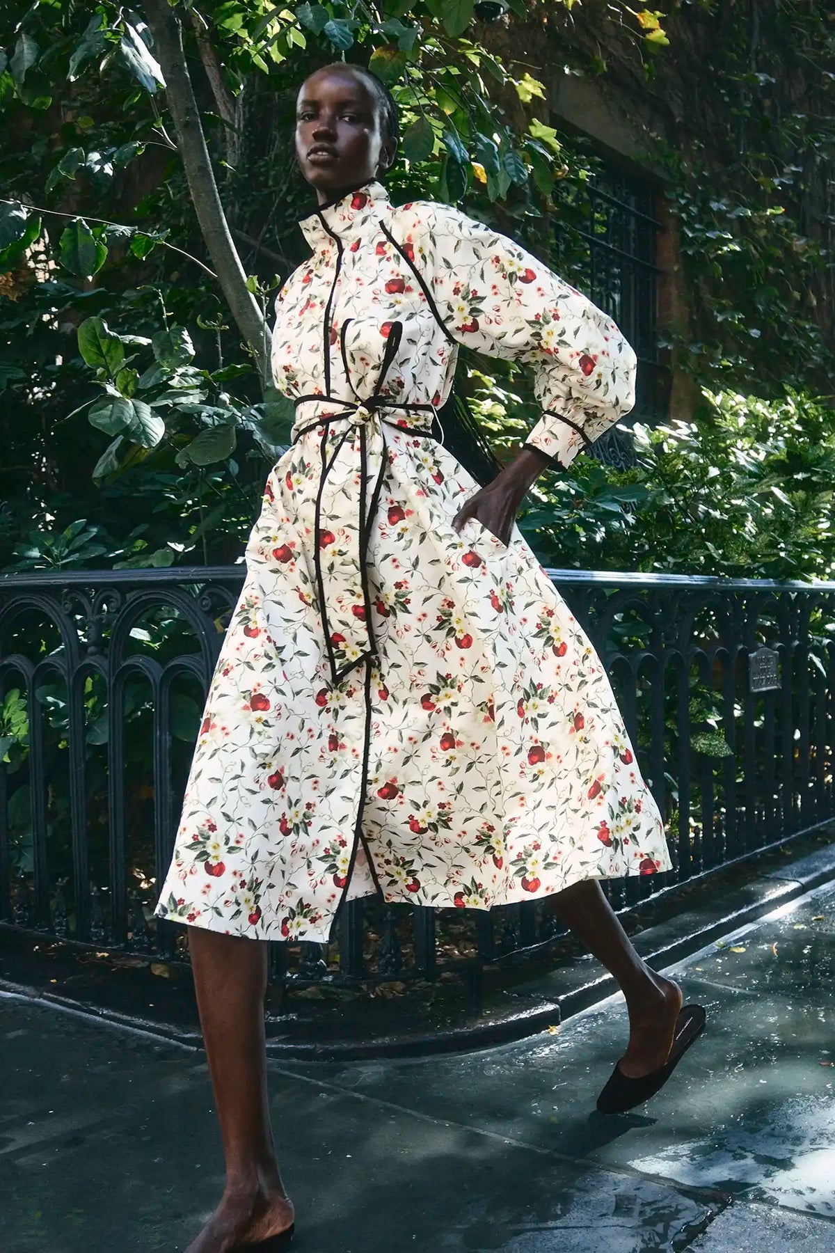 The Hollis Dress in Camellia Ivory. 