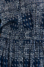 Close up of the Howard Dress in Inkwell Paisley.
