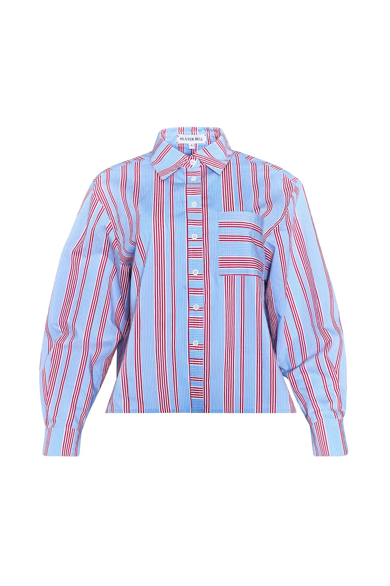 The Hudson Shirt in Seaside Stripe
