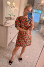 Hunter in the Harmony Dress.