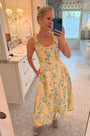 Hunter Bell in the Thompson Dress in Garden Rose Peri.