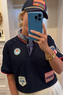 Hunter wearing the HB Athletic Club Jersey and Hat.
