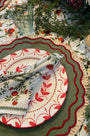 The Camellia Napkin Set with the Camellia Tablecloth.