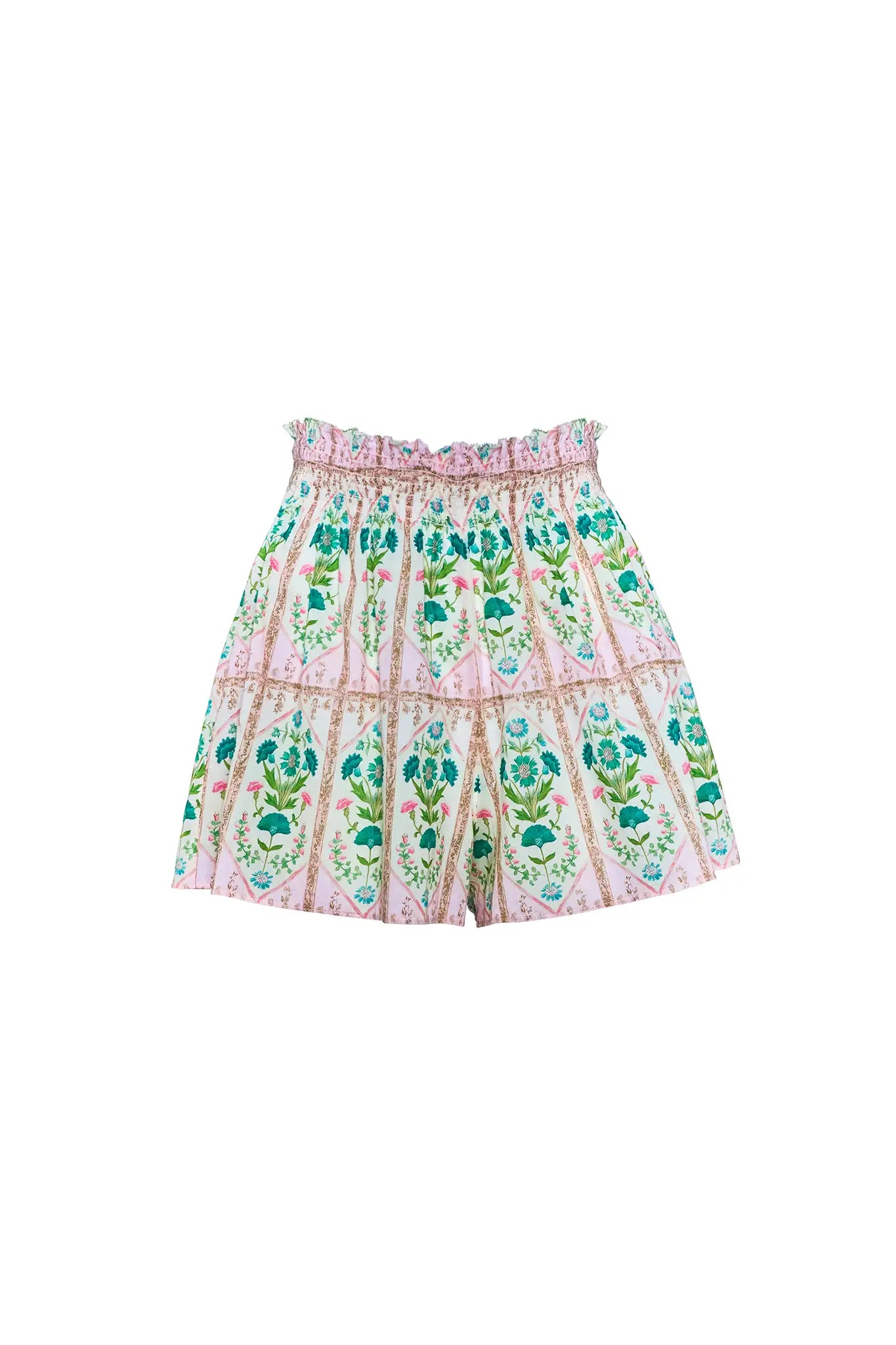 The Jemma Shorts in Pink Trellis.