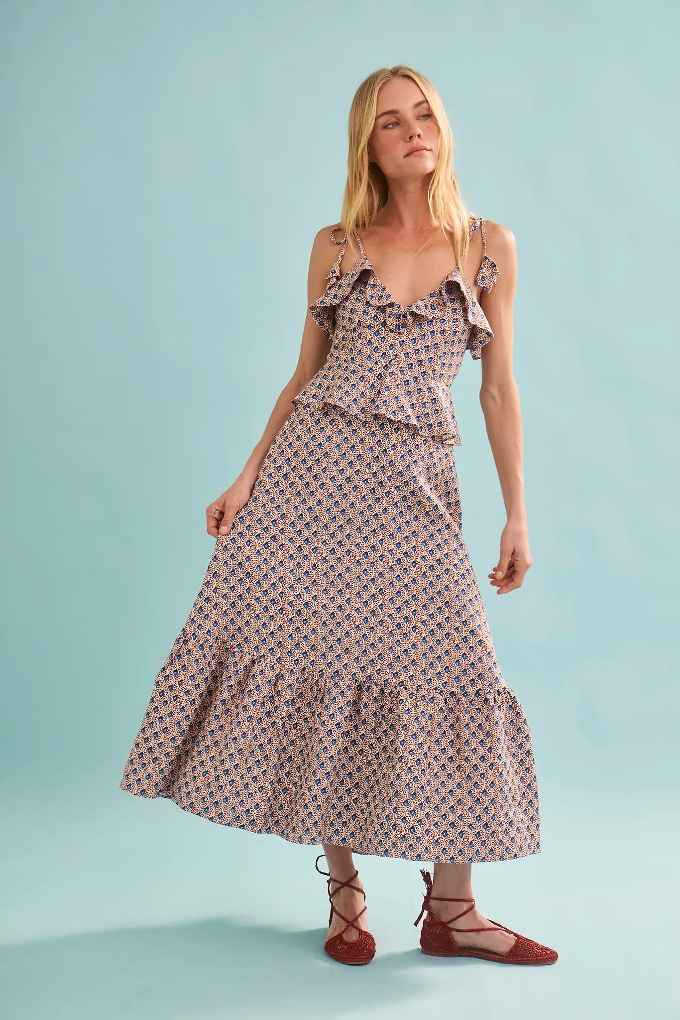 The Jamison Dress in Berryvine.