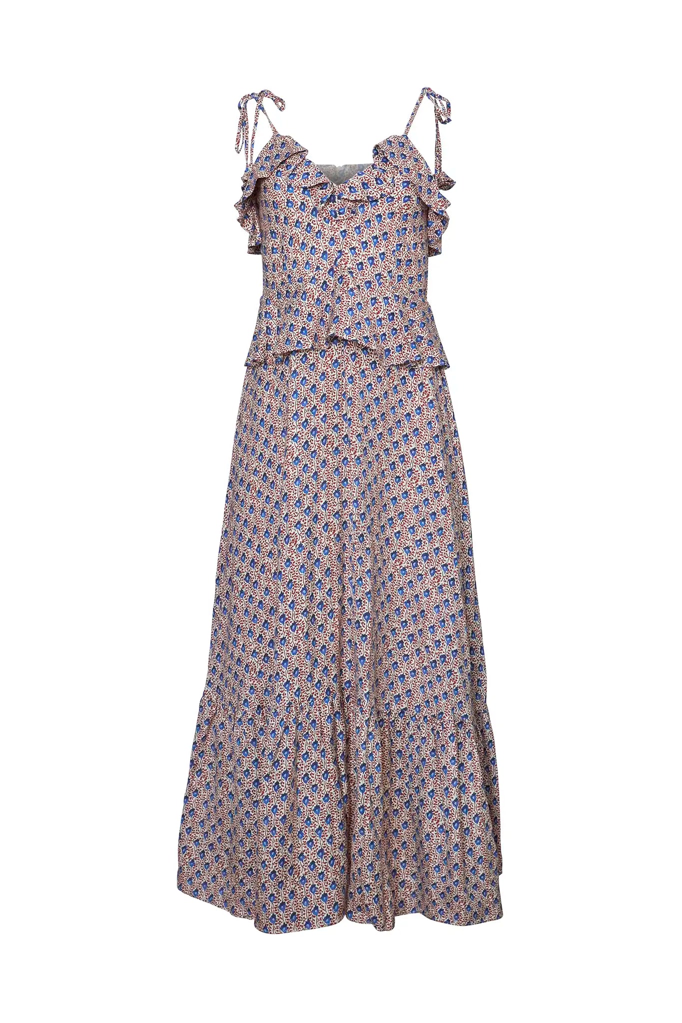 The Jamison Dress in Berryvine.