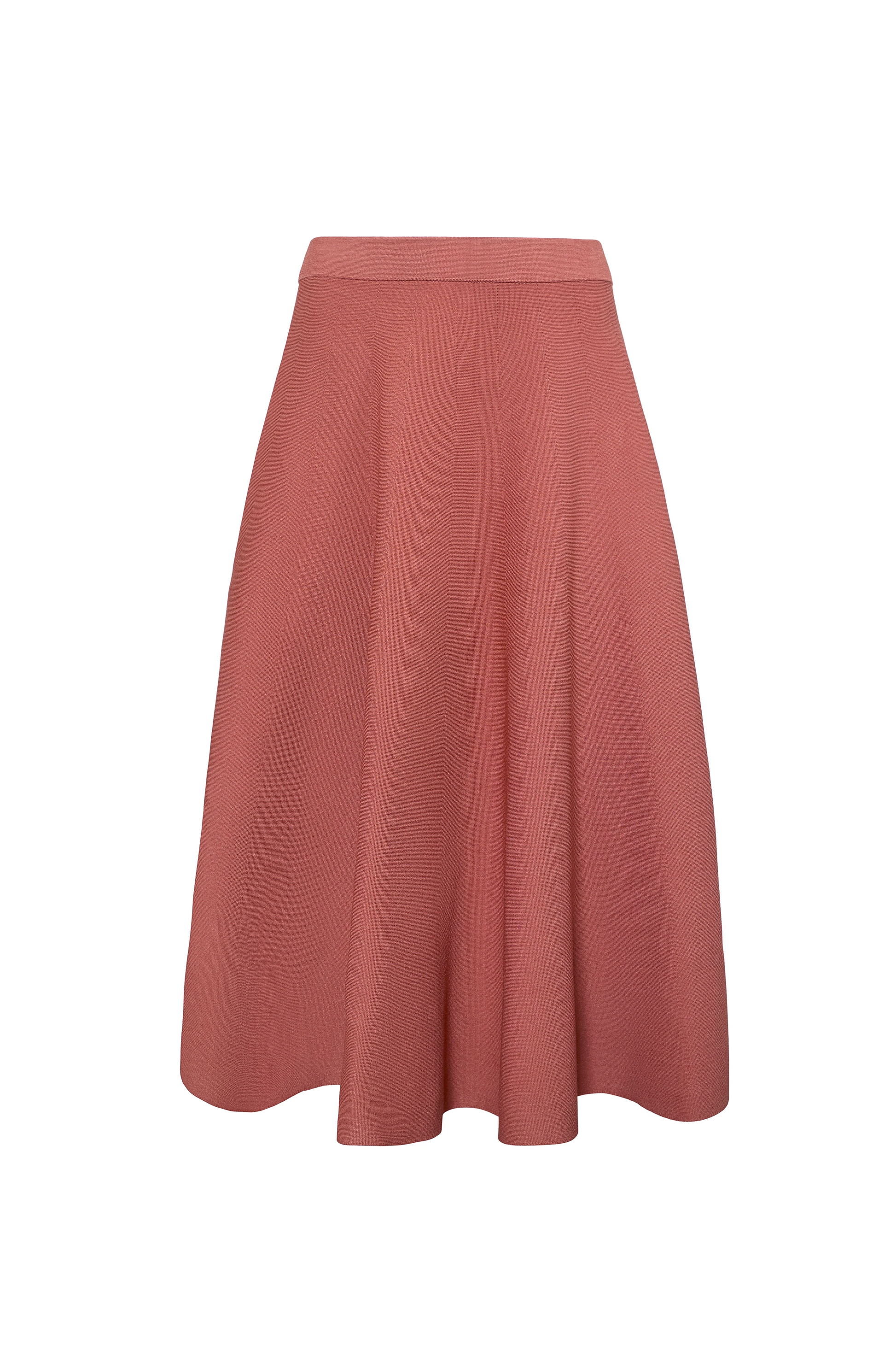 The Joan Skirt in Rust. 