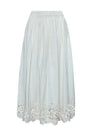 The Tatum Skirt in White.