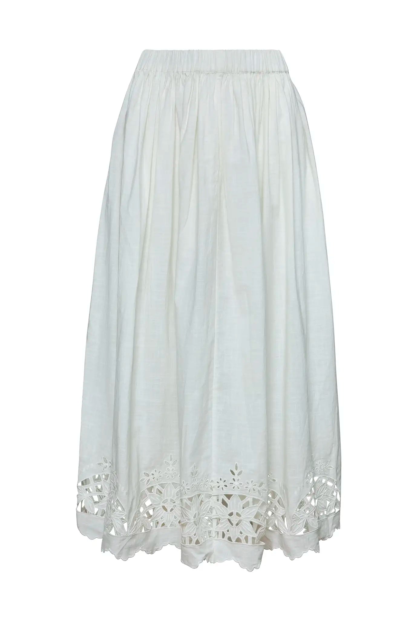 The Tatum Skirt in White.