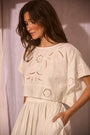 The Keira Top in White paired with matching Tatum Skirt.