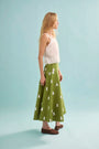 The Kelsey Top paired with Ida Skirt in Palm Sand Dollars. 