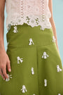 The Kelsey Top paired with Ida Skirt in Palm Sand Dollars. 