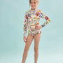 The Kids Rashguard in Coastal Conversation, longsleeve