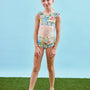 The Kids two-piece swim set in morning glory