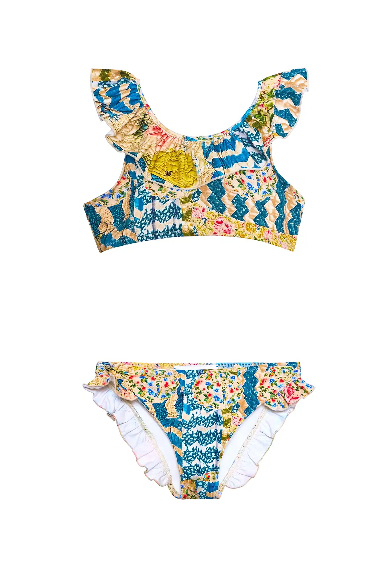 The Kids two-piece swim set in morning glory