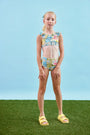 The Kids two-piece swim set in morning glory